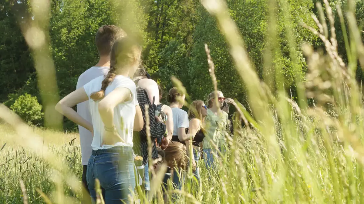 Führung auf FÖJ-Seminar. Bild: FÖJ-LpB