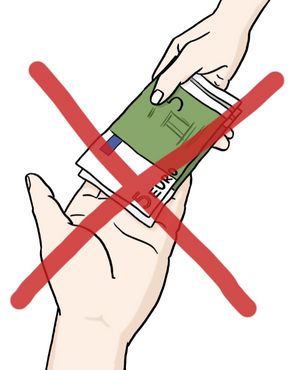 Grafik: Kein Geld bekommen